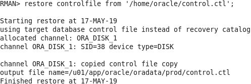oracle rman convert asm to file system